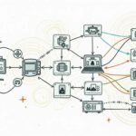 A detailed data flow diagram that visually represents the interactions between various components of a medical device