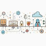 A secure software development lifecycle flowchart