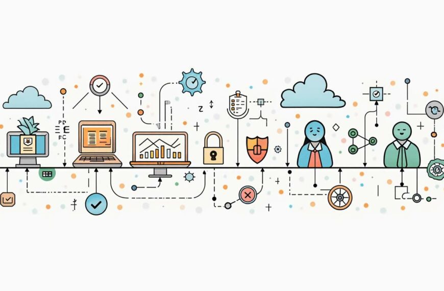 A secure software development lifecycle flowchart